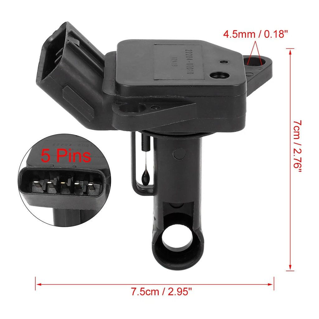 Mass Air Flow Meter Sensor 22204-0D010 for Toyota Corolla (1999–2002)
