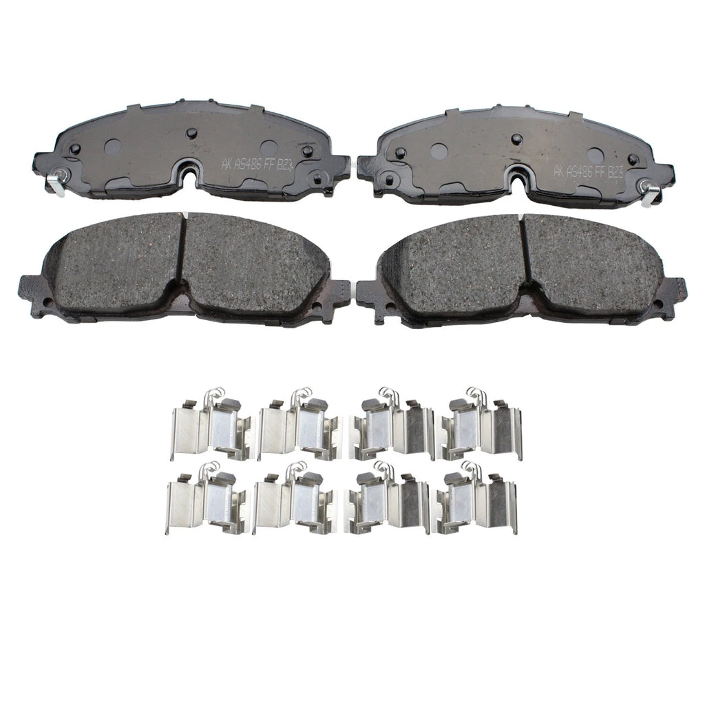 Front Rotors & Akebono ProACT Ceramic Brake Pads Kit for Blazer Traverse (2002–2023)