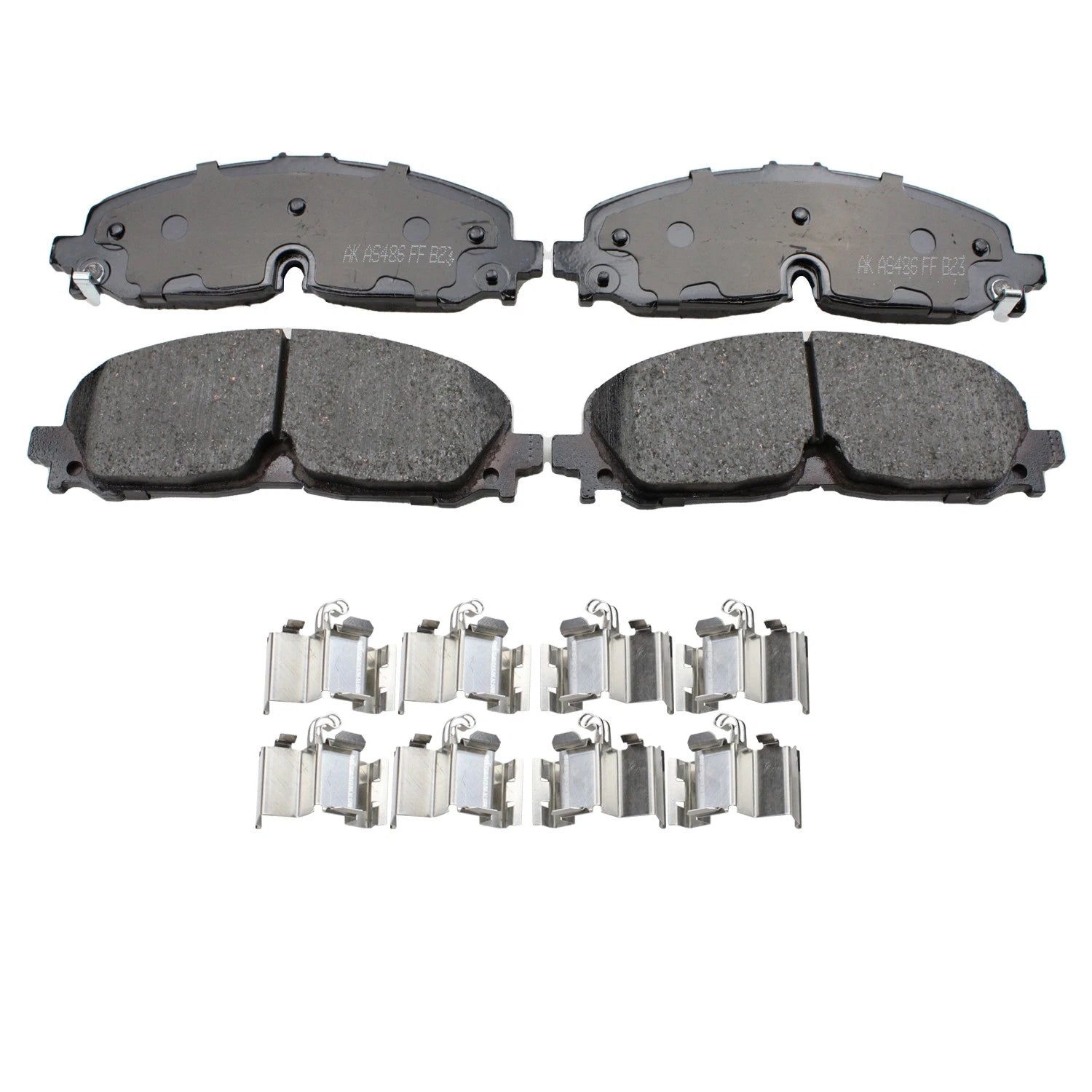 Front Rotors & Akebono ProACT Ceramic Brake Pads Kit for Blazer Traverse (2002–2023)