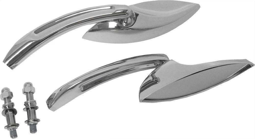 Chrome Elliptical Side Mirrors for Harley Davidson XG & XL Models (2015–2023)
