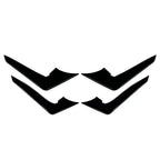 Glossy Black Front Bumper Side Air Vent Trim for Audi A5 S5 (2017-2020)