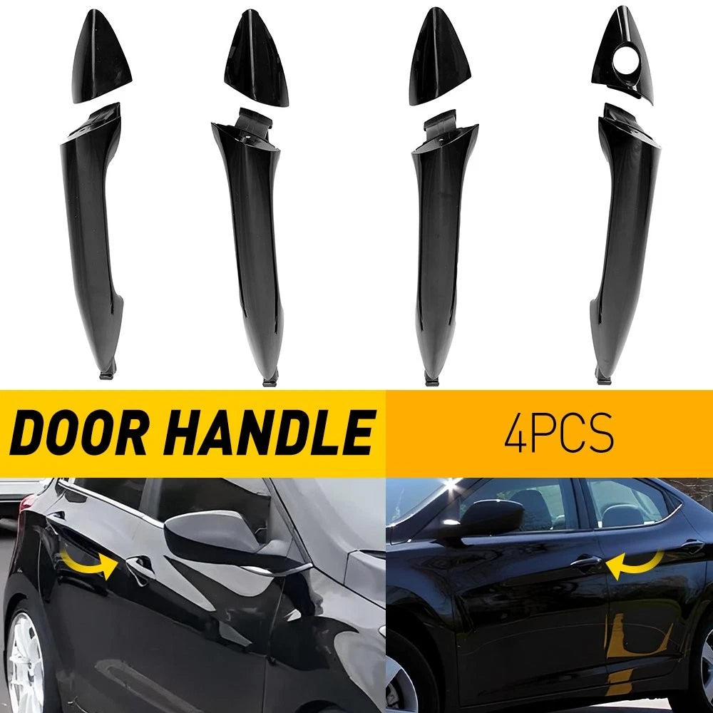 Set of 2 Exterior Door Handles for Hyundai Elantra (2011–2016)