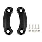 Aluminum Rear View Mirror Hole Caps Black for Kawasaki ZX10R (2016–2023)
