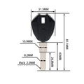 Uncut Blade Blank Key for Ducati Monster 659 696 795 796 1100 (2008–2015)