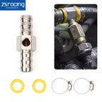 Fuel Pressure Gauge Sensor T-Fitting Adapter for Automotive Applications