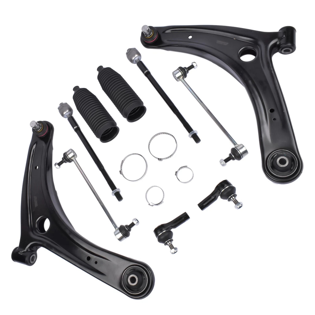 10PC Front Lower Control Arms Kit for Mitsubishi Lancer (2009-2017) Outlander (2007-2017)