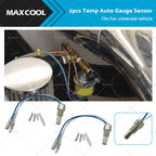 2X Oil Water Temp Sensor Unit Sender Gauge 1/8 NPT