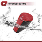 Gear Shift Knob Cover for Honda Accord 8 (2008–2012) Black Red Leather
