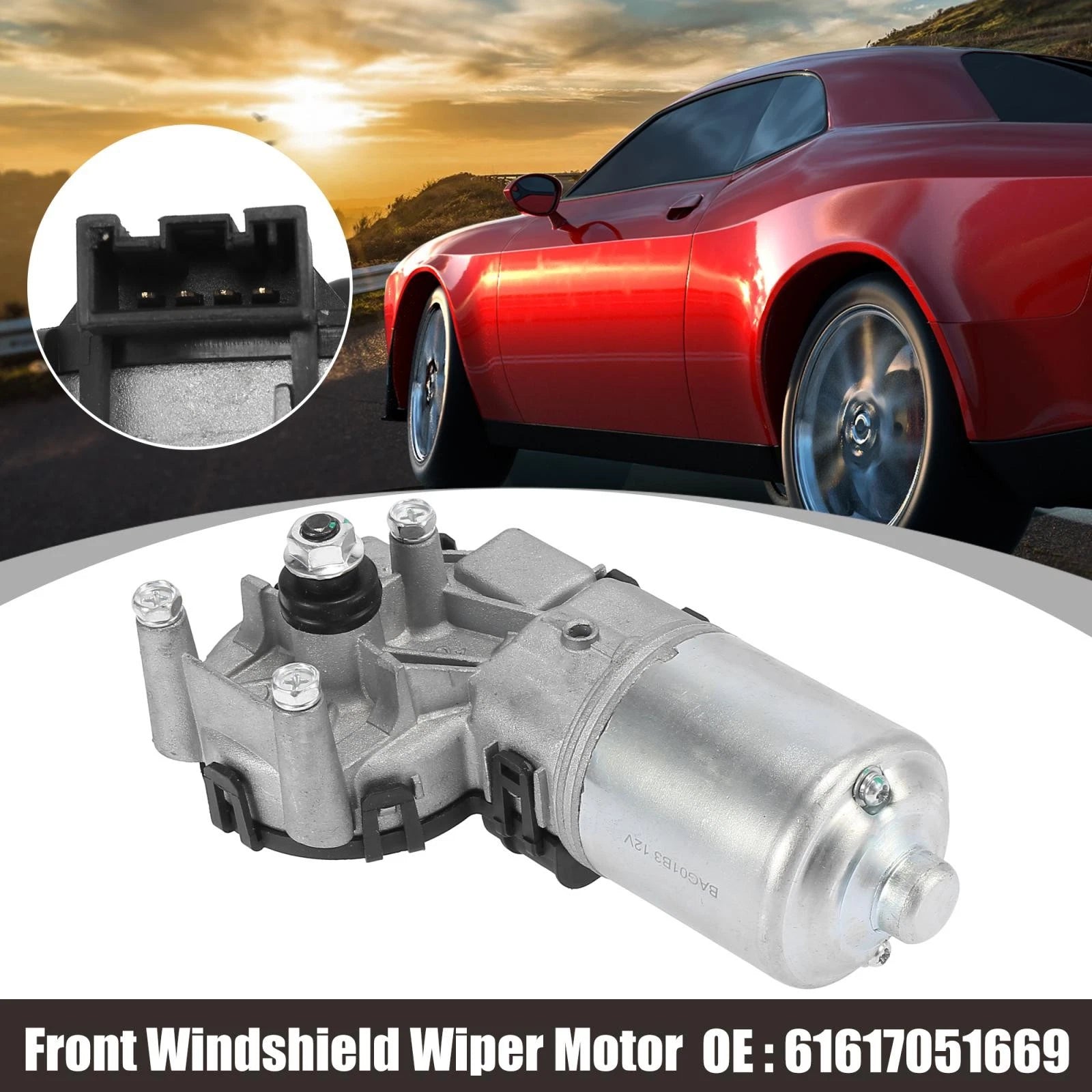 Wiper Motor 4 Pins for BMW X3 (2004–2010) 61617051669