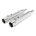 4" Slip-On Straight Mufflers Exhaust Pipe for Harley Road Street Glide (2017–2025)