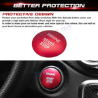 Racing Red Engine Ignition Push Button Cover for Mercedes-Benz C E CLA GLA (2014-2023)