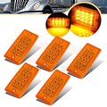 5X LED Amber Turn Signal Side Marker for Trailer Truck (12V)