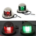LED Bow Navigation Lights for Marine Boat Yacht Pontoon (12V) - Pair