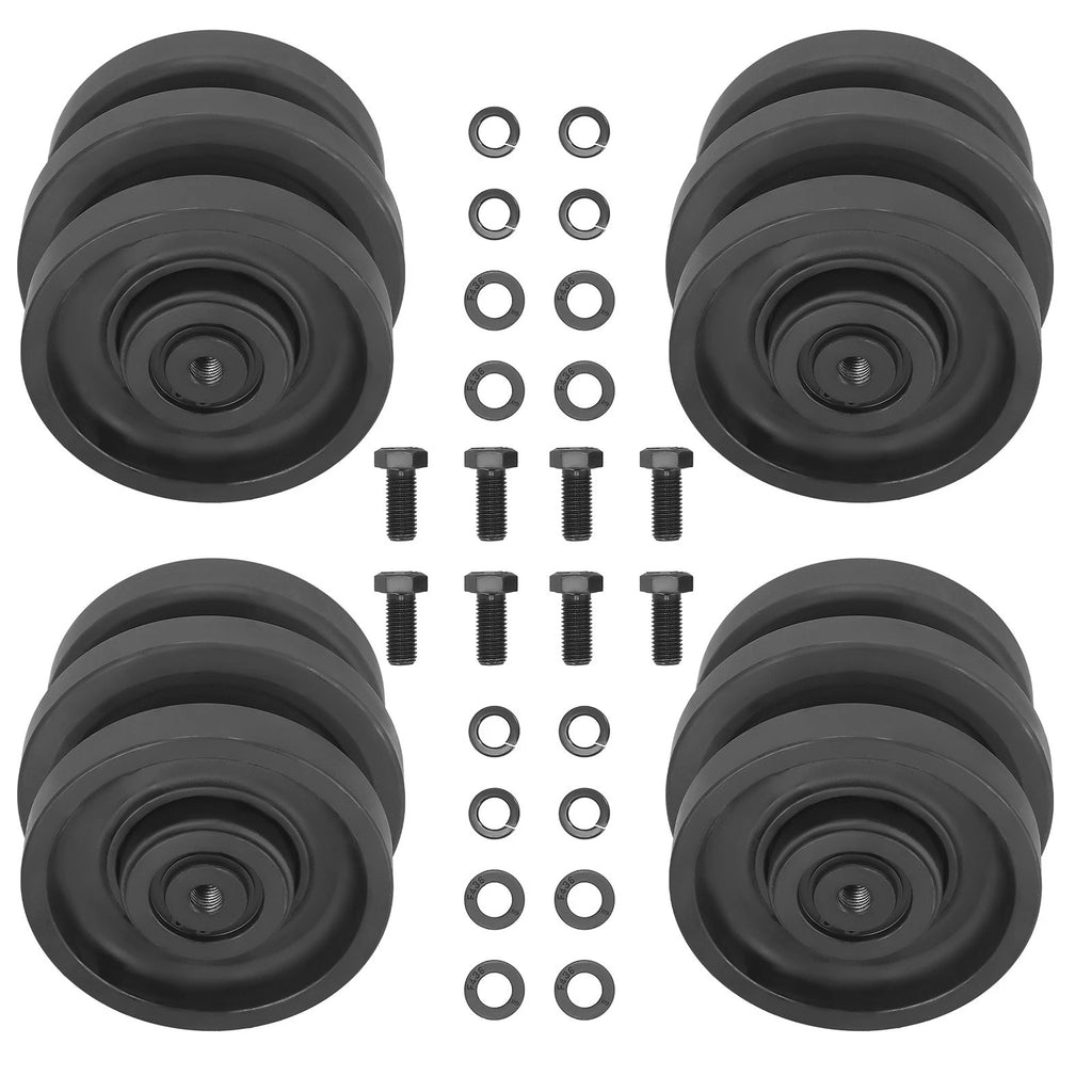 4 Pack Track Roller Bottom for Bobcat T140 T180 T190 T200 (2000–2023) 6689371 6732901