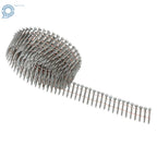Set of 3600 Ring Shank Galvanized Collated Wire Coil Siding Nails