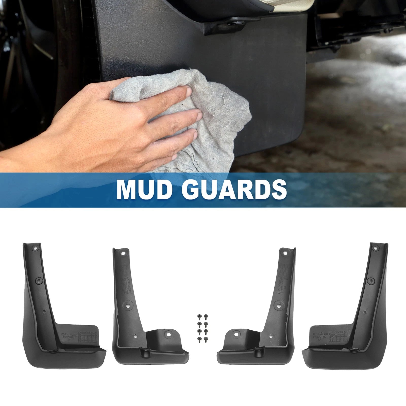 Mud Flap Splash Guard for Honda Civic Sedan (2022–2024)