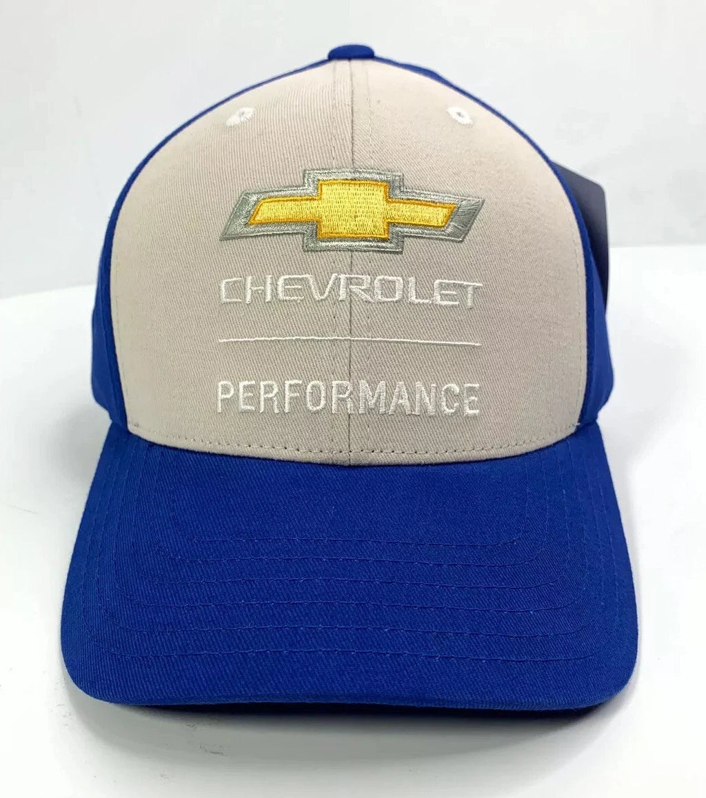 Racing Hat Cap Blue Gray for Chevrolet Performance Vehicles (All Years)