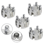2 Inch Wheel Spacers Kit with Lug Nuts for Yamaha Club Car EZGO