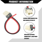 Blower Motor Connector Wire Harness with 2 Terminals for Kia Forte 