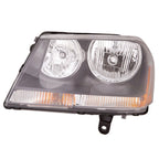 Left Driver Side Headlight Assembly w Black Bezel for Dodge Avenger (2008–2014)