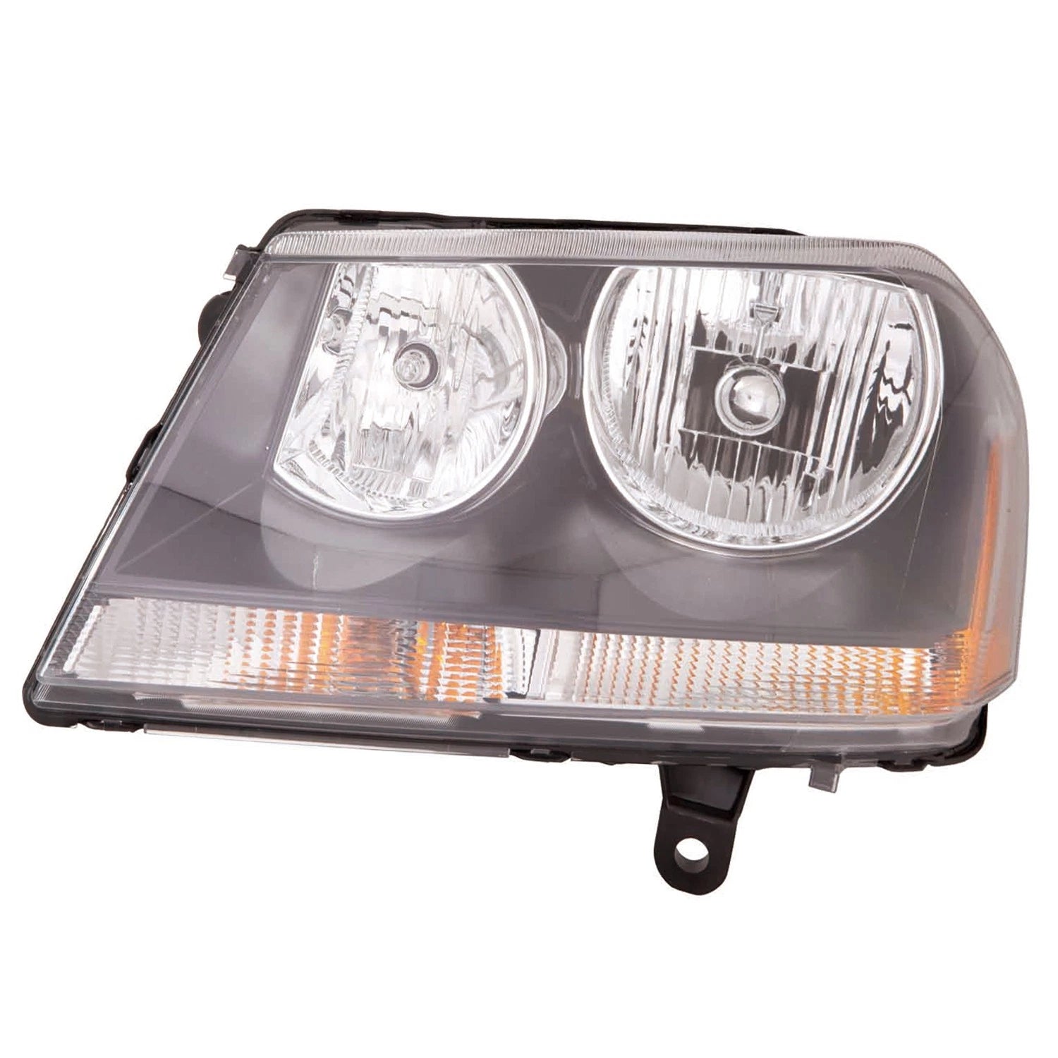 Left Driver Side Headlight Assembly w Black Bezel for Dodge Avenger (2008–2014)