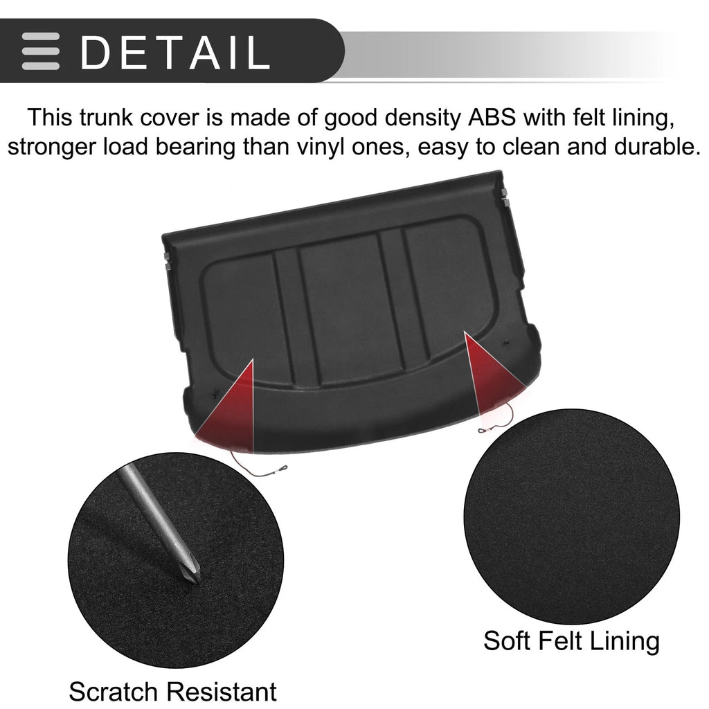 Parcel Shelf Boot Load Cover for Buick Envision (2021–2023) Black