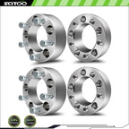 Set of 4 Wheel Spacers 2" 5x4.5 1/2"x20 for Jeep Liberty Wrangler TJ YJ XJ Ford Ranger