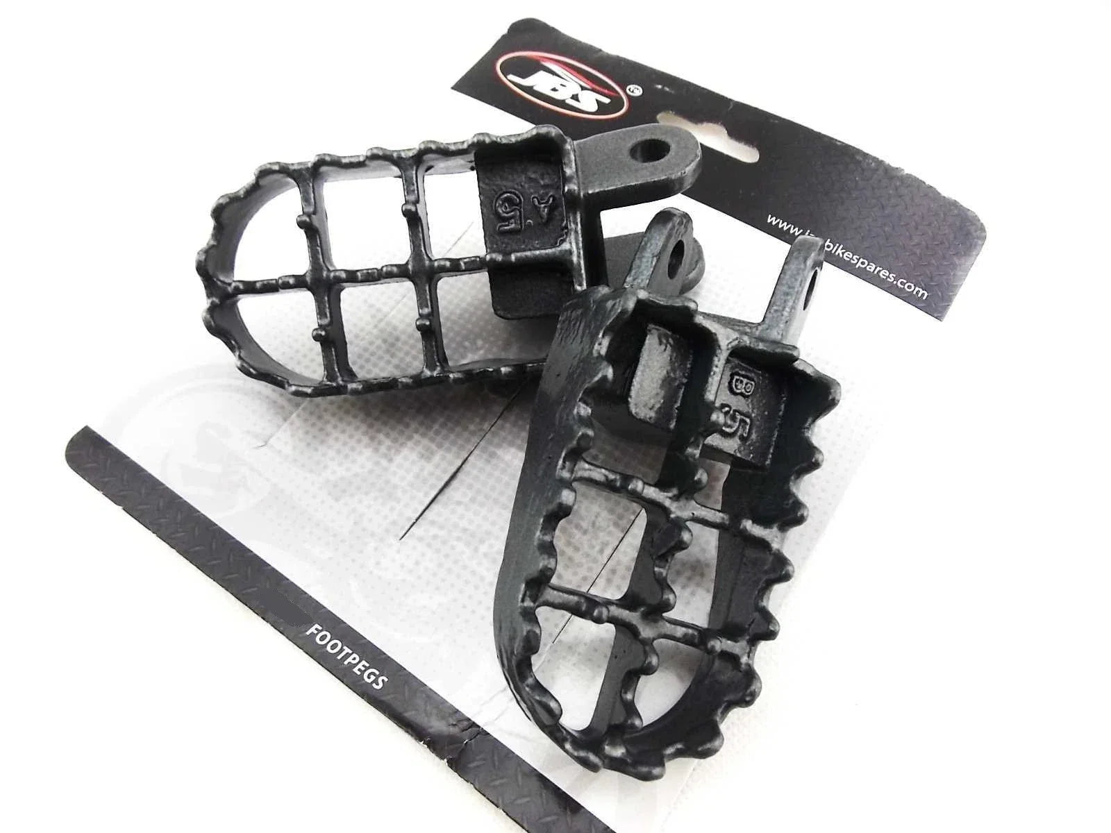 Steel Foot Pegs for Honda CR85 (2003-2007) - Left & Right Pair