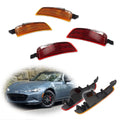 Set of 2 Amber/Red Side Marker Lights for Mazda MX-5 Miata (2016–2022)