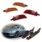 Set of 2 Amber/Red Side Marker Lights for Mazda MX-5 Miata (2016–2022)