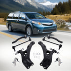 Set of 6 Front Lower Control Arm Ball Joints for Toyota Sienna (2011-2020)