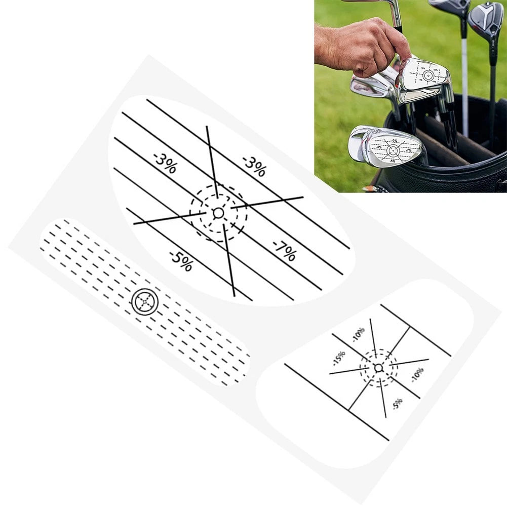 Set of 50 Non-Residue Training Stickers for Golf (Golf Improvement Tools)