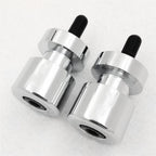 Chrome Swingarm Spools 8mm Thread for Honda RC51 (2000–2006)