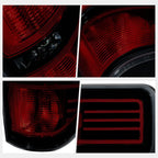 Pair of Smoked Lens Tail Brake Lights for Ford F150 (2009–2014)