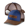 Snapback Mesh Cap for Kenworth Trucks (Pigment Dyed Blue & Brown)