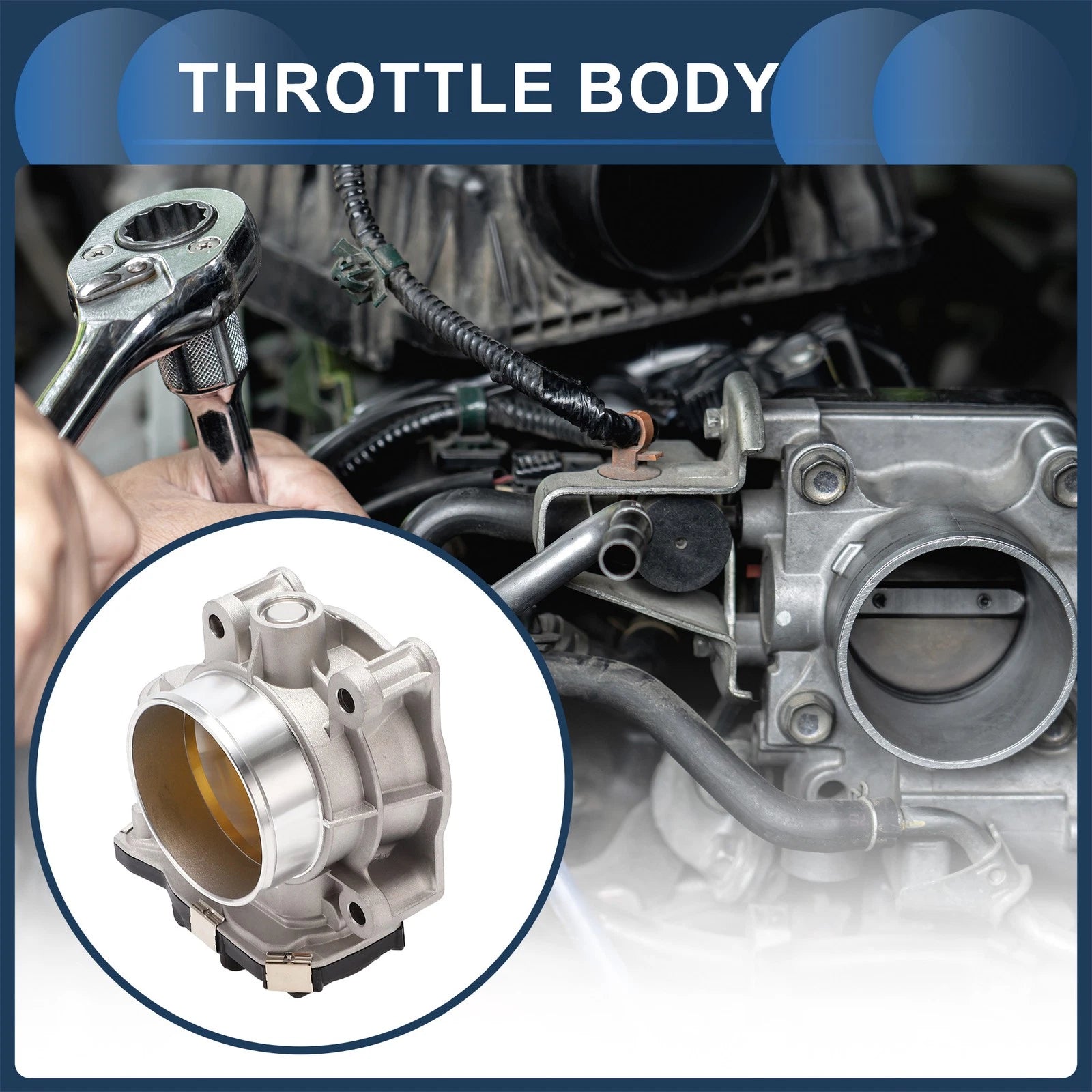 Throttle Body for Chevrolet Equinox, GMC (No. 12670834/12632101/12669146)