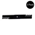 3 Toothed Mulching Blades for Ferris 36" & 52" (Fits 1521227, 21227, 481711)