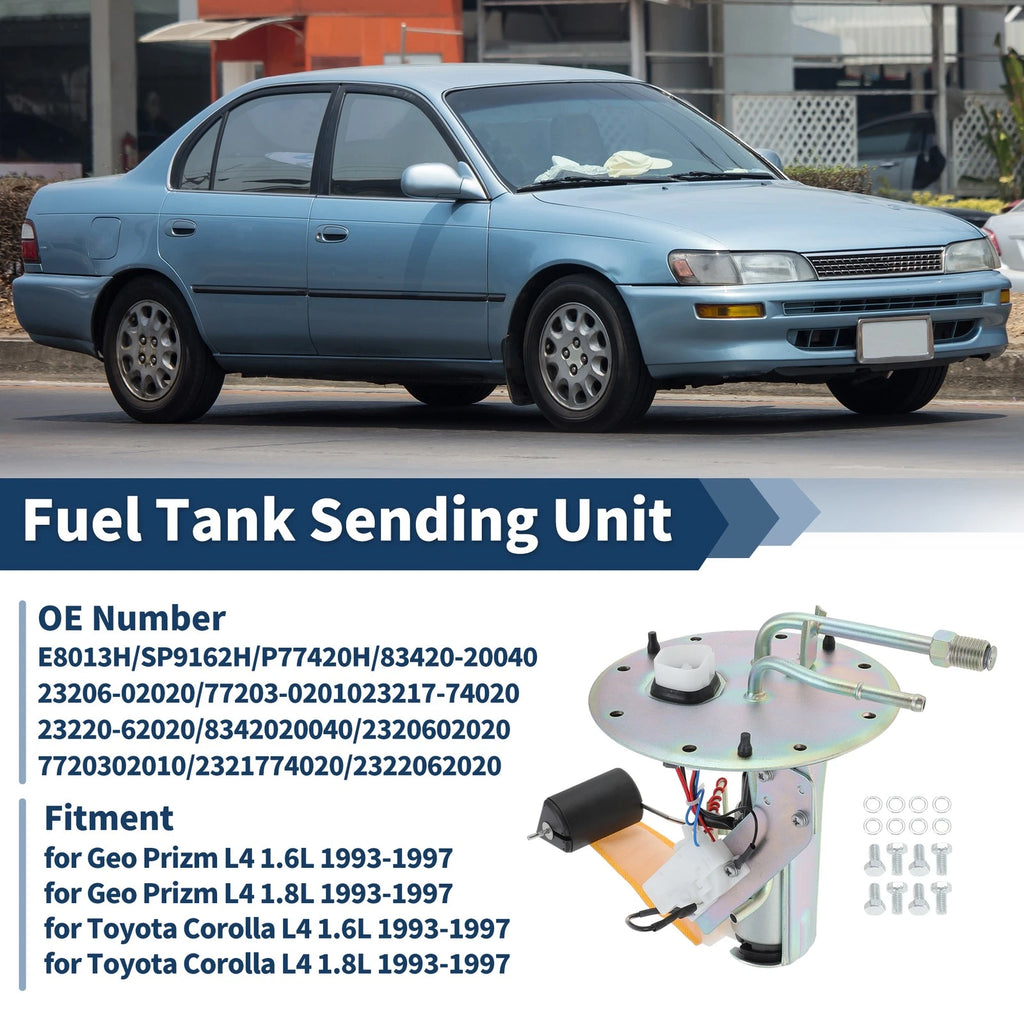 Fuel Tank Sending Unit for Toyota Corolla, Geo Prizm (1994–1996) No. 83420-20040