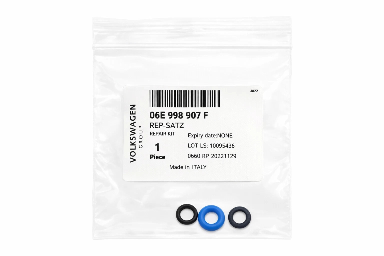 Fuel Injector O-Ring Kit for Audi A6 Quattro, Q7 (2005–2015) 06E998907F