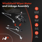 Wiper Motor & Linkage Assembly for Nissan Pathfinder (1996-2004)