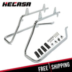 Chrome Saddle Bag Conversion Brackets for Harley Davidson Heritage Softail (1984–2017)
