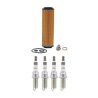 Wix Engine Oil Filter & NGK 4 Iridium IX Spark Plugs for W203 C230 (2001–2007)