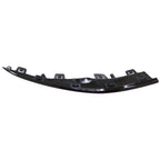 Replacement Black ABS Plastic Front Passenger Side Bumper Cover Molding