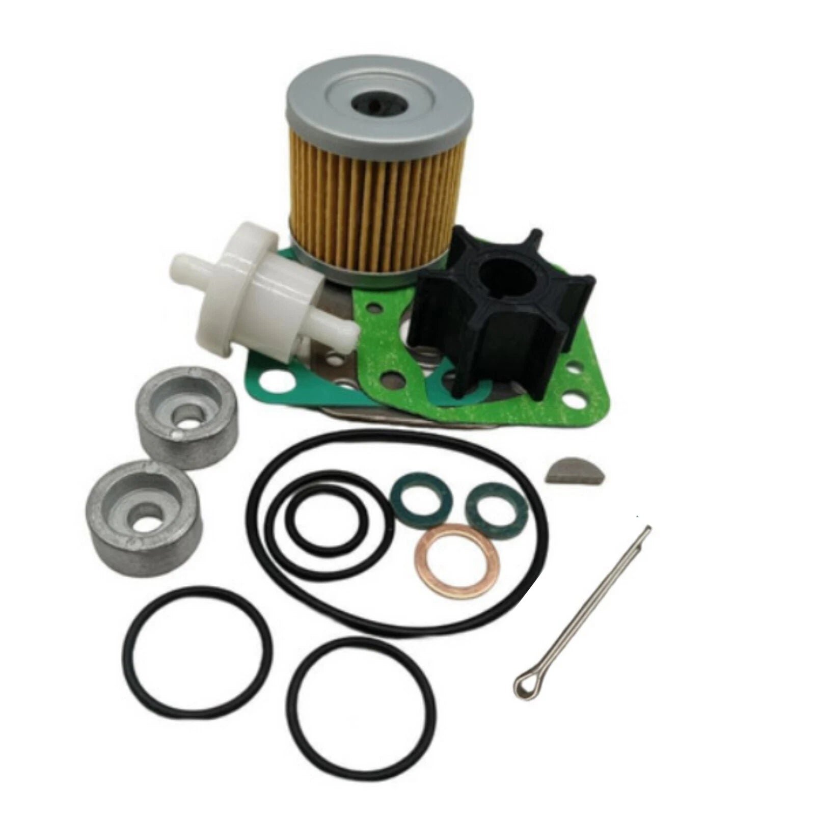 Outboard Maintenance Kit for Suzuki DF8A DF9.9A (17400-99J01 16510-45H10 55321-87J00)