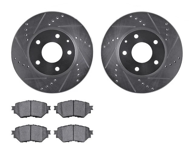 Front Brake Pad and Rotor Kit for Mazda 3 (2014–2018) XV318HD