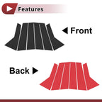 Front Rear Left Right Door Pillar Window Trim for Hyundai Veracruz (2007-2012)