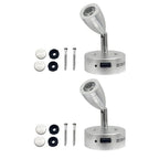 2Pc USB LED Reading Lamp 3W for RV Camper Van Boat