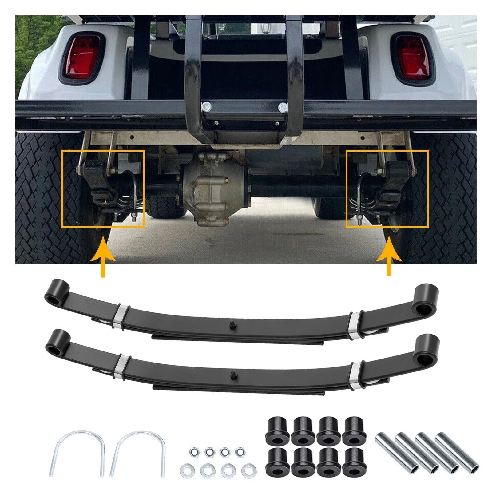Heavy Duty Rear Leaf Springs 3 Leafs for Club Car DS (1981–Present)