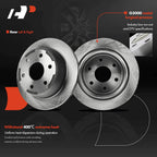 Front & Rear Disc Brake Rotors for Chevrolet Silverado 1500 (1999–2004)