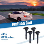 Set of 4 Ignition Coils No. 30520R40007 for Honda Accord, CR-V L4 